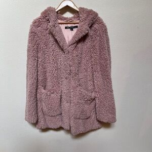 Kenneth Cole Mauve Teddy Jacket